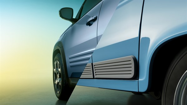 sculpted door sills - Renault 4 E-Tech 100% electric