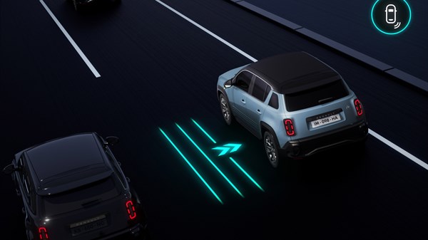 detection with trajectory correction - Renault 4 E-Tech 100% electric